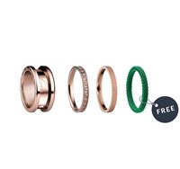 Anello Bering Donna Green Lights in Acciaio Cristallo GREENLIGHTS-8 - GREENLIGHTS-8